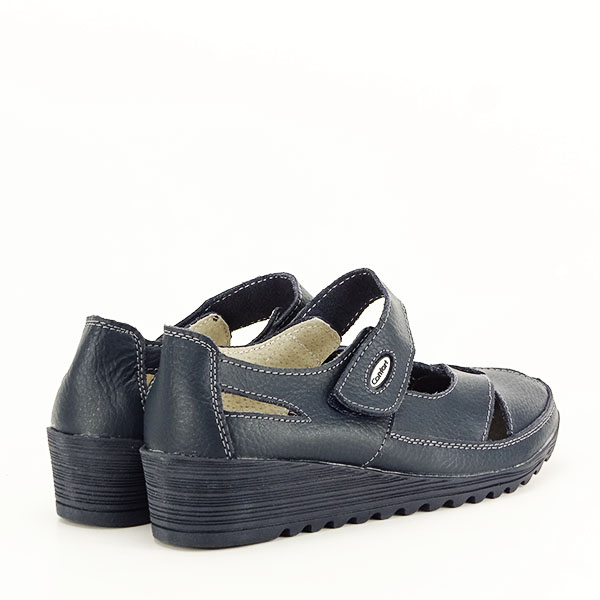 Balerini piele naturala Teo bleumarin M5 [6]