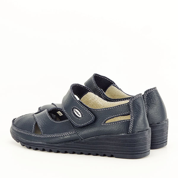 Balerini piele naturala Teo bleumarin M5 [5]