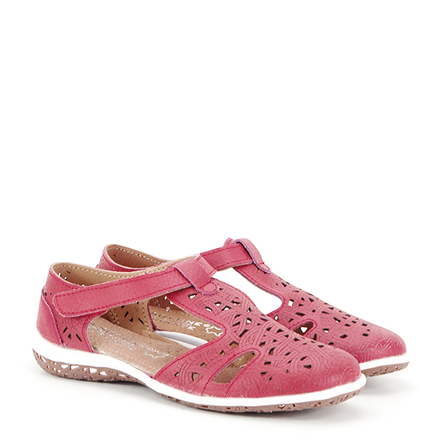 Balerini rosii din piele naturala CXWL2118 M5 [5]