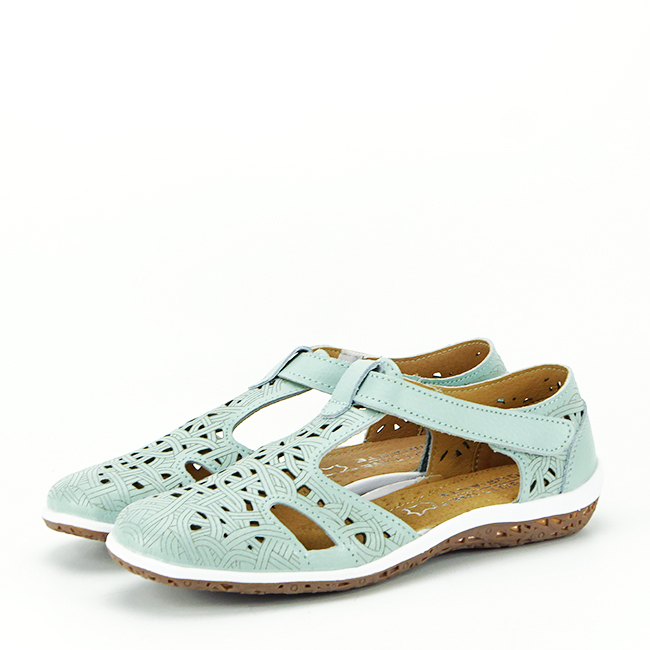 Balerini verde menta din piele naturala CXWL2118 M5 [2]
