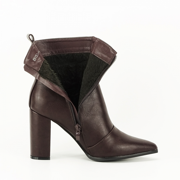 Botine dama elegante B-E5133-1 118 Maro [4]