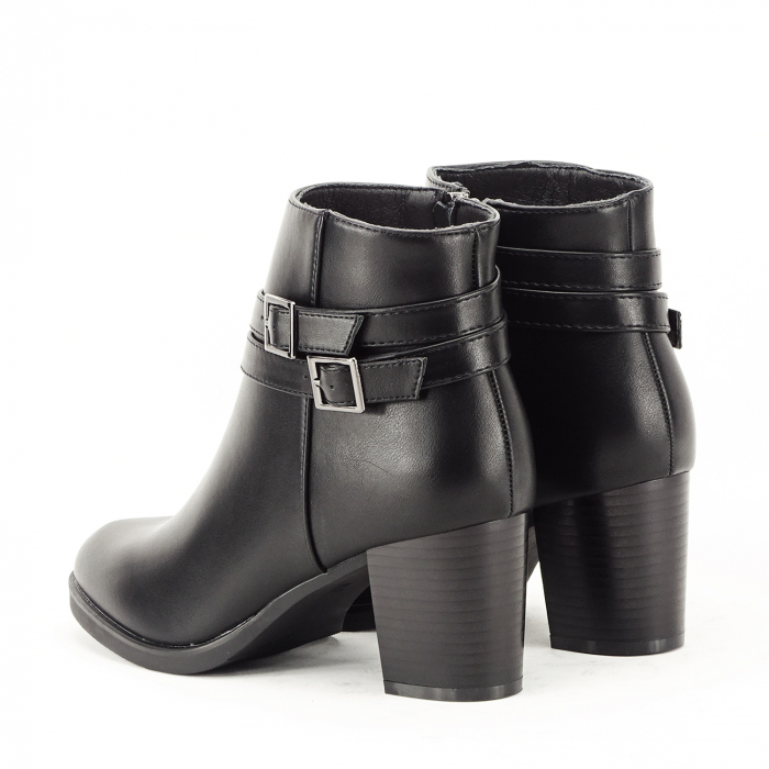 Botine dama casual B-750-12 116 Negru [4]