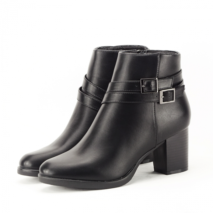 Botine dama casual B-750-12 116 Negru [3]