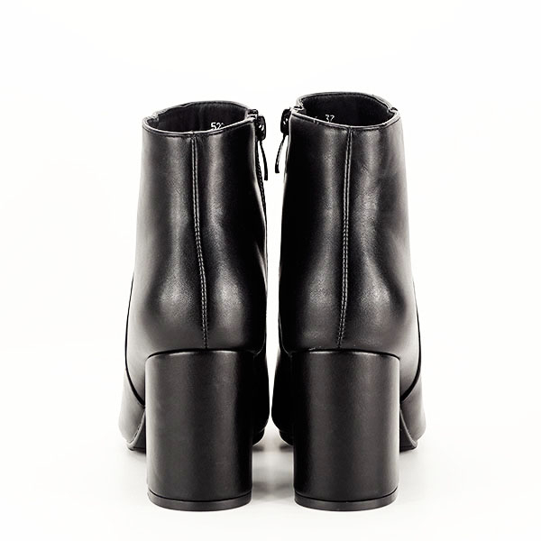 Botine negre cu toc mediu Simina 116 [8]