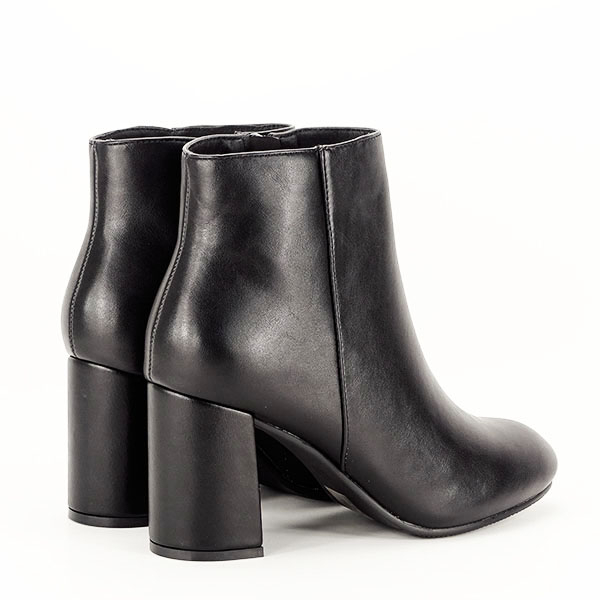 Botine negre cu toc mediu Simina 116 [9]