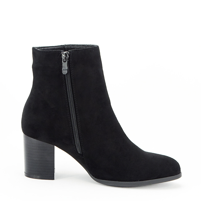 Botine negre elegante cu toc DQY8253 116 [6]