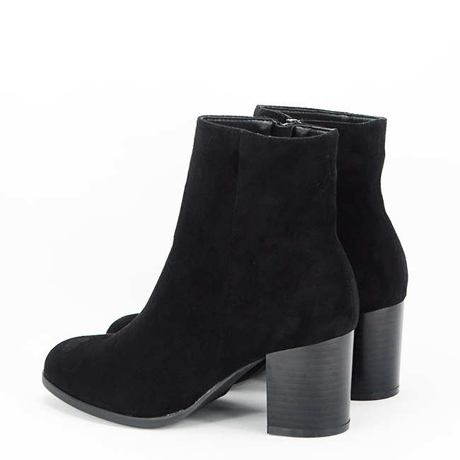 Botine negre elegante cu toc DQY8253 116 [3]