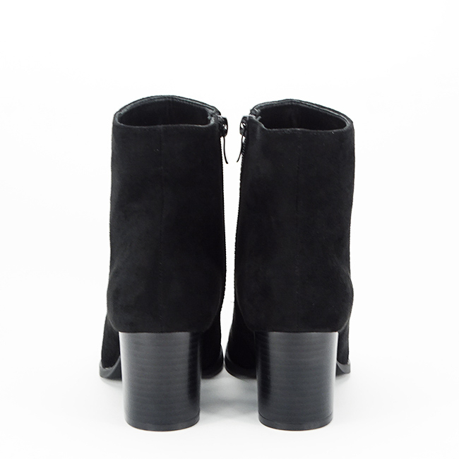 Botine negre elegante cu toc DQY8253 116 [4]