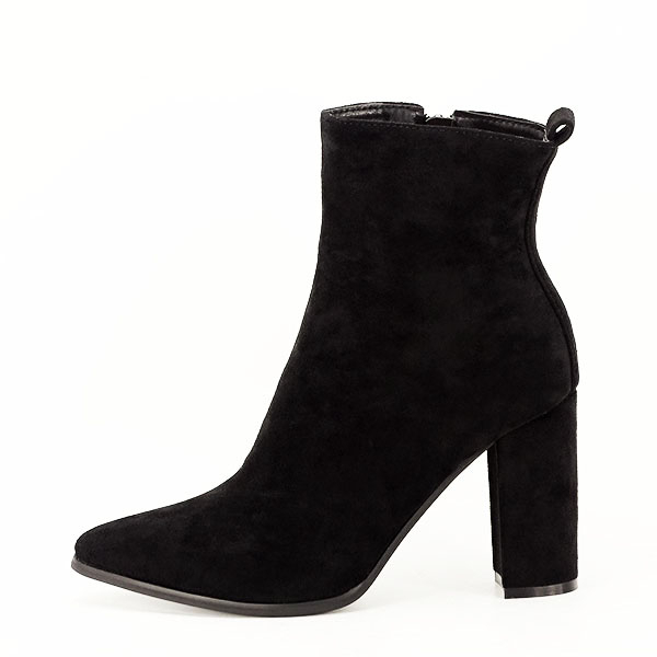 Botine negre elegante Ria 118