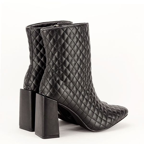 Botine negre office/casual Brenda 116 [5]
