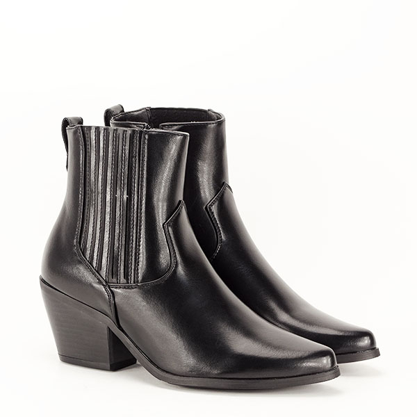 Botine negre office/casual Brinda 117 [5]