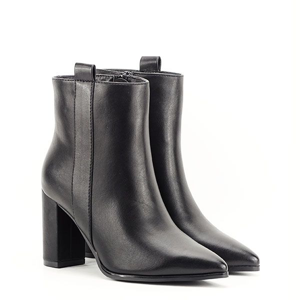 Botine negre office/casual Ginger 117 [3]