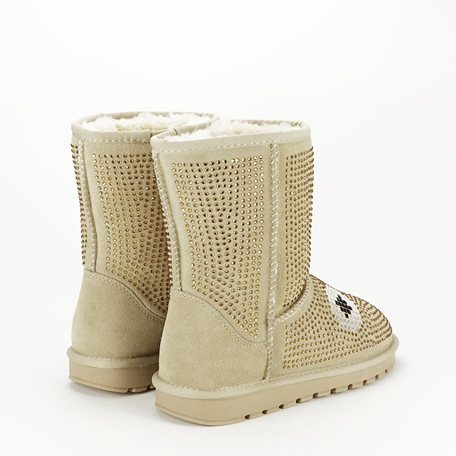 Cizme bej din piele naturala W8008 112 [6]
