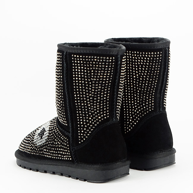 Cizme negre din piele naturala W8008 112 [5]