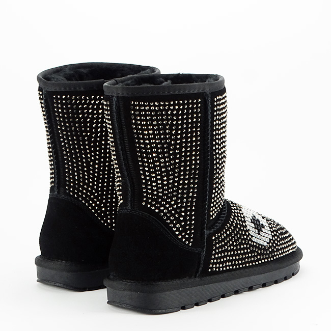 Cizme negre din piele naturala W8008 112 [7]