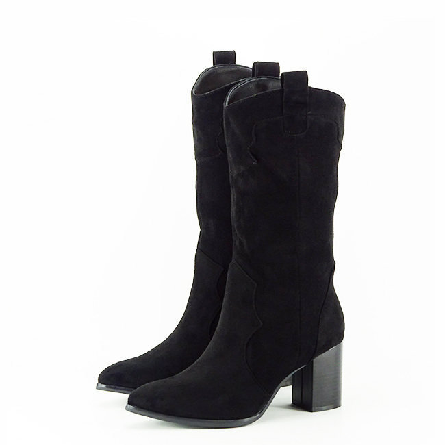 Cizme negre elegante 8615A 114 [2]