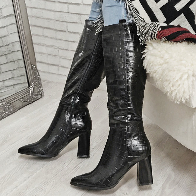 Cizme negre elegante Z1141 114 [2]