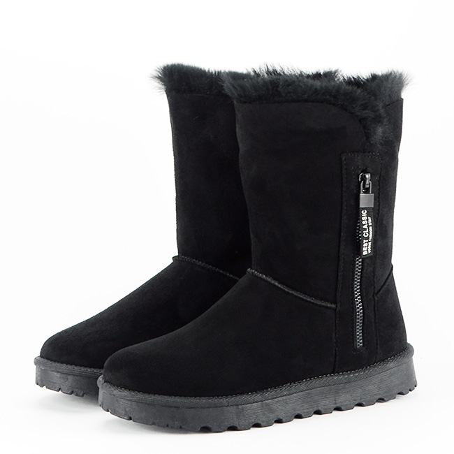 Cizme scurte negre B-B0O26-103 111 [2]