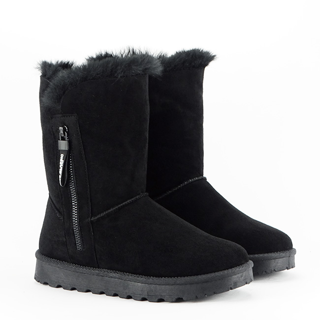 Cizme scurte negre B-B0O26-103 111 [9]