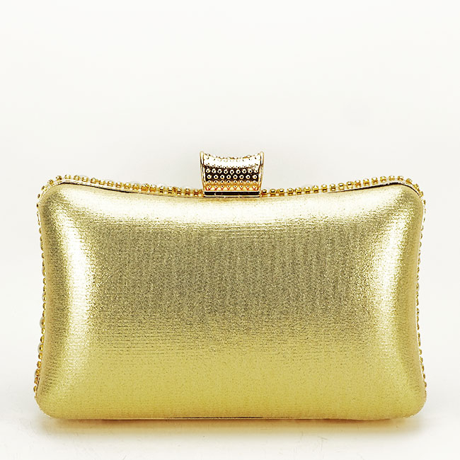 Geanta clutch auriu cu strasuri B-BYH-802 05 [4]