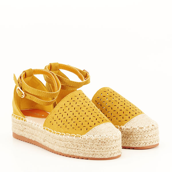 Espadrile galben mustar Linda 125 [4]