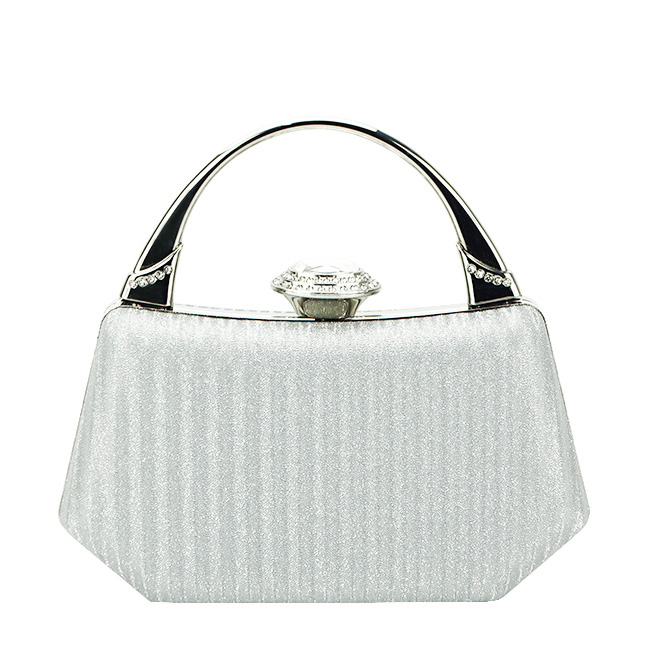 Clutch elegant cu maner  B-55461 06 Argintiu [2]