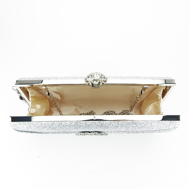 Geanta clutch cu brosa B-BYH8815 05 argintiu [8]