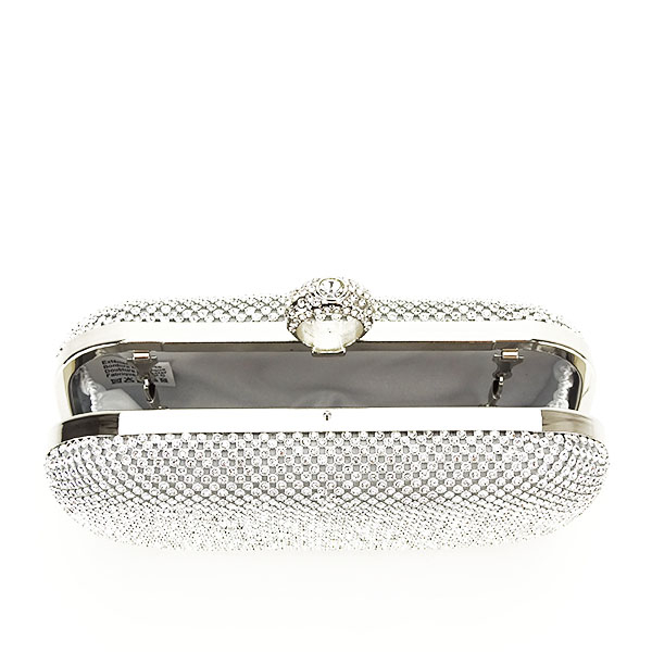 Geanta clutch cu pietricele B-BFL-1061 05 argintiu [8]