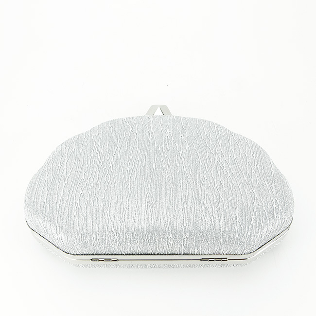 Geanta clutch cu sclipici B-BHY-5041 05 Argintiu [5]