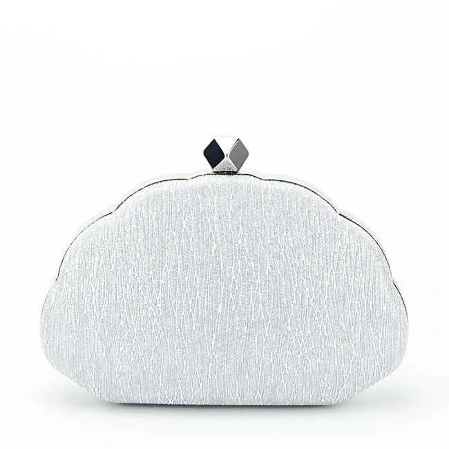 Geanta clutch cu sclipici B-BHY-5041 05 Argintiu [4]