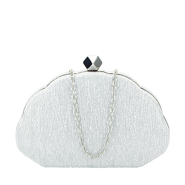 Geanta clutch cu sclipici B-BHY-5041 05 Argintiu [2]