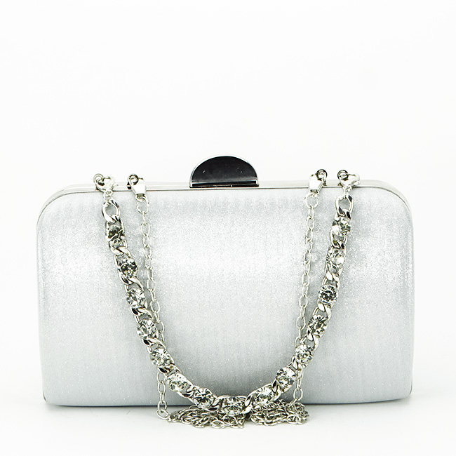 Geanta clutch eleganta B-BJH-22703 05 Argintiu