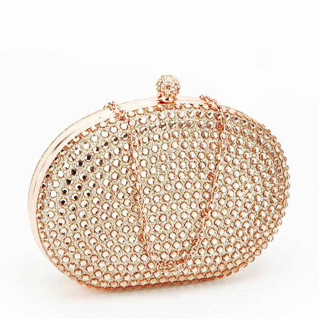 Clutch elegant oval B-V-190BB 05 Auriu rose [3]