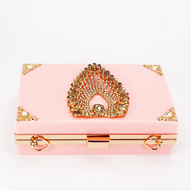 Clutch de ocazia accesorizat B-JR-27BB 05 Roz [5]
