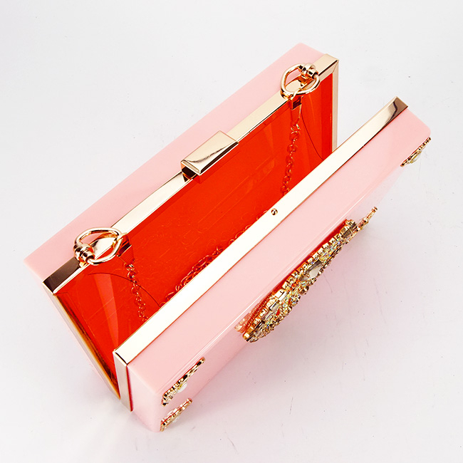 Clutch de ocazia accesorizat B-JR-27BB 05 Roz [8]