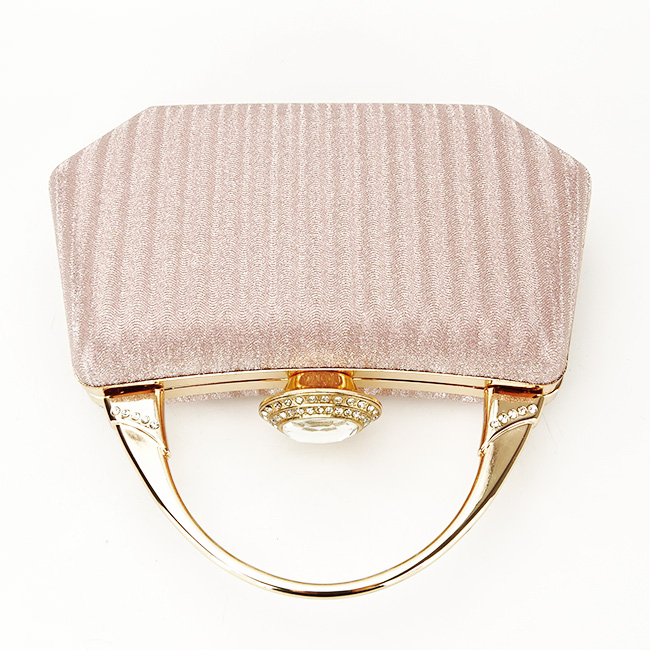 Clutch elegant cu maner B-55461 06 Auriu rose [6]