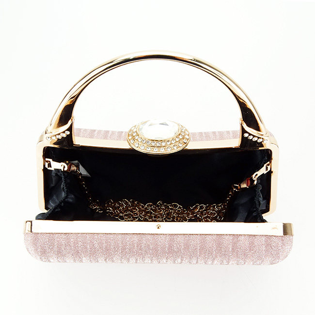 Clutch elegant cu maner B-55461 06 Auriu rose [7]