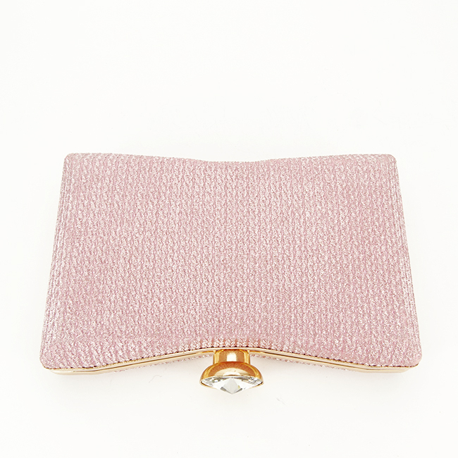 Clutch elegant, B-BJH-22718 05, 12x19x4 cm, Roz [5]