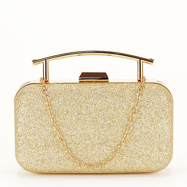 Clutch elegant cu maner B-BYH-8831 06 Auriu [3]