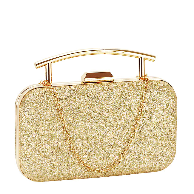 Clutch elegant cu maner B-BYH-8831 06 Auriu [2]