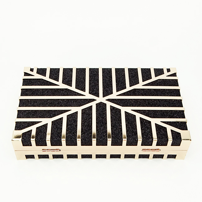 Clutch elegant accesorizat B-BFL-19207 05 Negru [7]