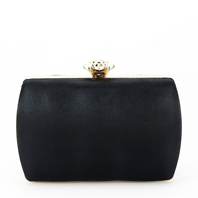 Clutch elegant cu brosa B-BRS-210 06 Negru [4]