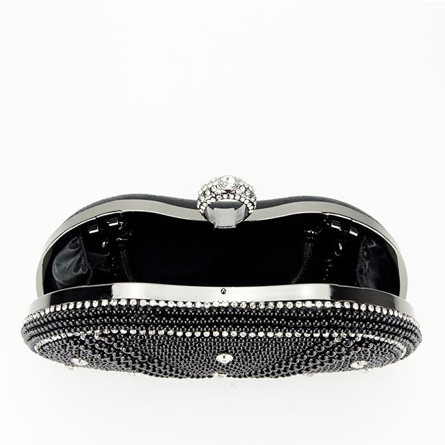 Clutch elegant cu perle B-BME-22732 05 Negru [7]