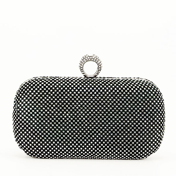 Geanta clutch cu pietricele B-BFL-1061 05 negru [4]