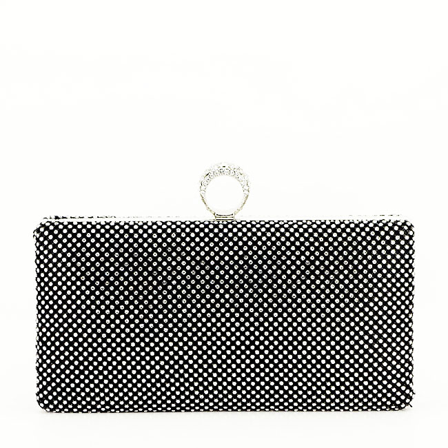 Clutch elegant B-BFL-1063 06 Negru