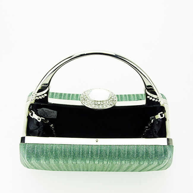 Clutch elegant cu maner B-55461 06 Verde [7]