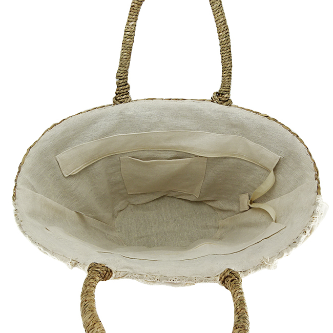 Geanta de plaja accesorizat B-406 Bej [5]