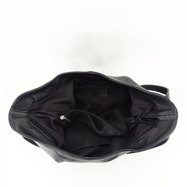 Geanta de talie mare din piele naturala 8964 124 Negru [6]
