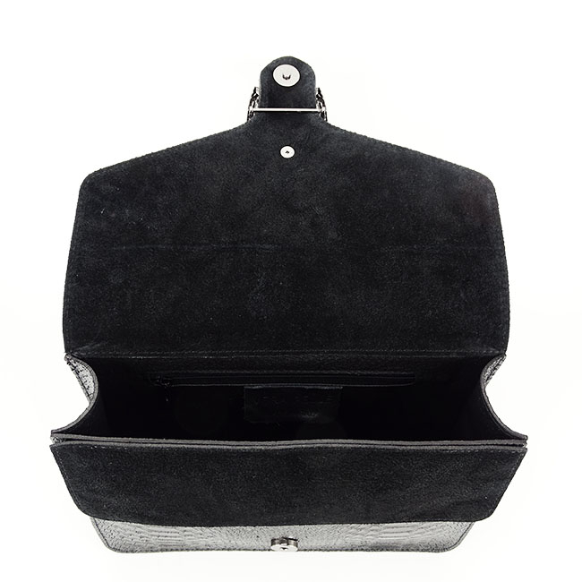 Geanta neagra din piele naturala B-1524 123 [3]