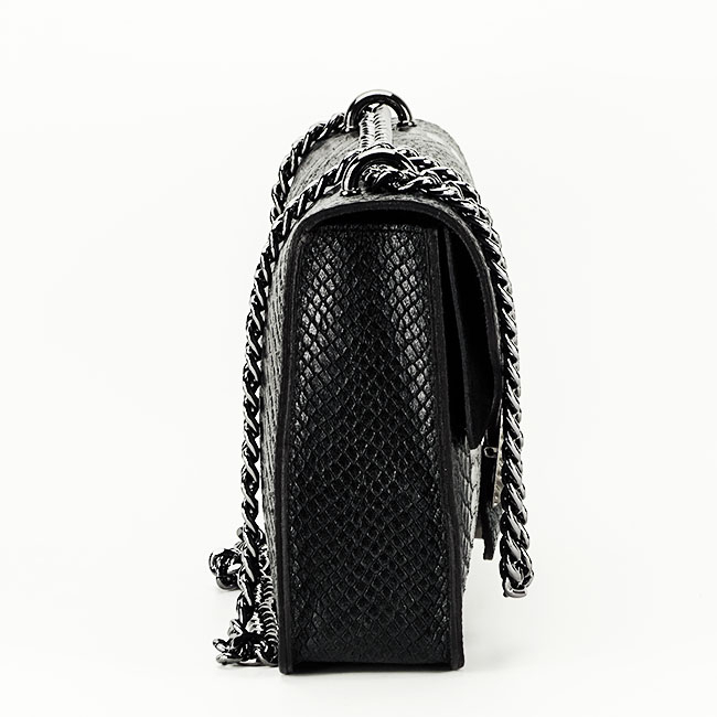 Geanta neagra din piele naturala B-1524 123 [6]